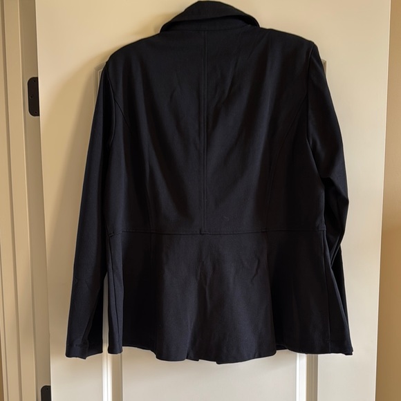 Lane Bryant Black Ponte Moto jacket - Picture 2 of 13